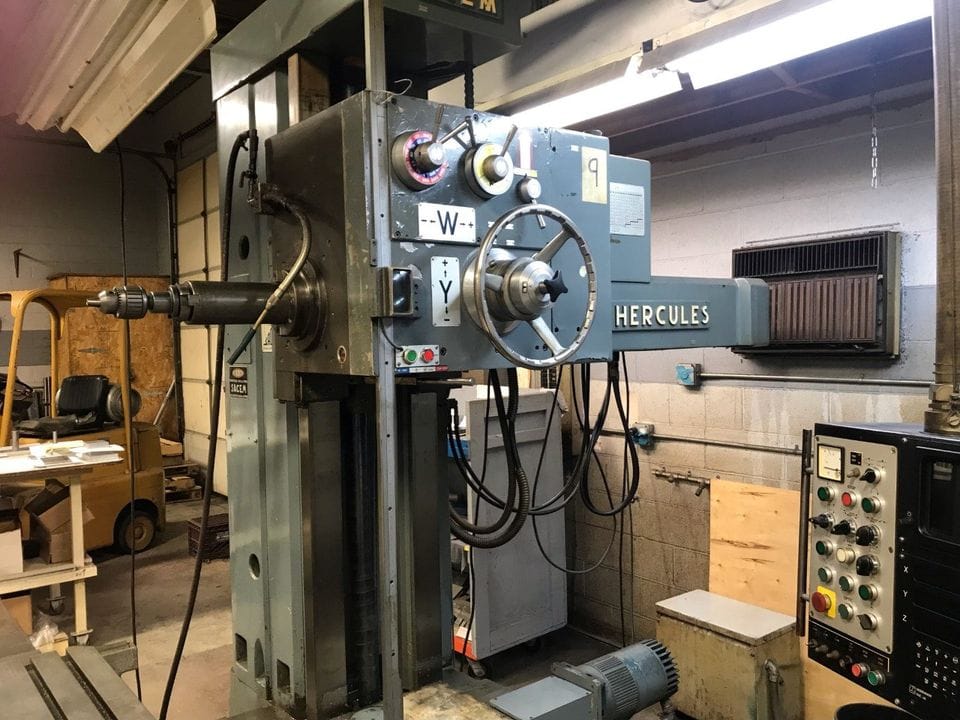Sacem CNC Horizontal Boring Mill, 1986 - Heidenhain Control