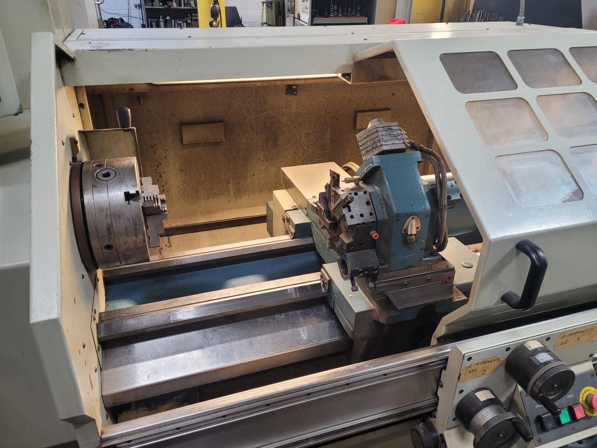 Bridgeport Romi EZ-Path S CNC Teach Lathe, 1998- 18" x 40", 2" Bore - Image 4