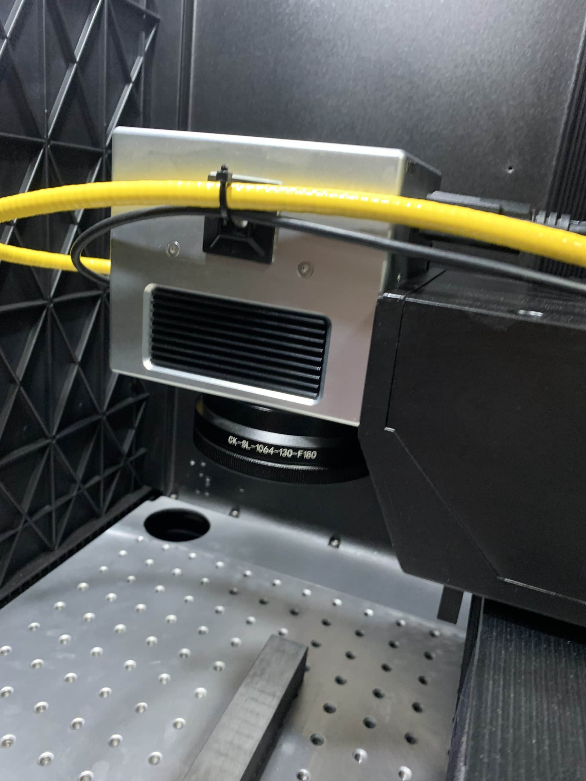 60W Lit Laser 376639-015 4"x4" 3D Fiber Laser Engraver, 2021 - Fume Extractor - Image 5