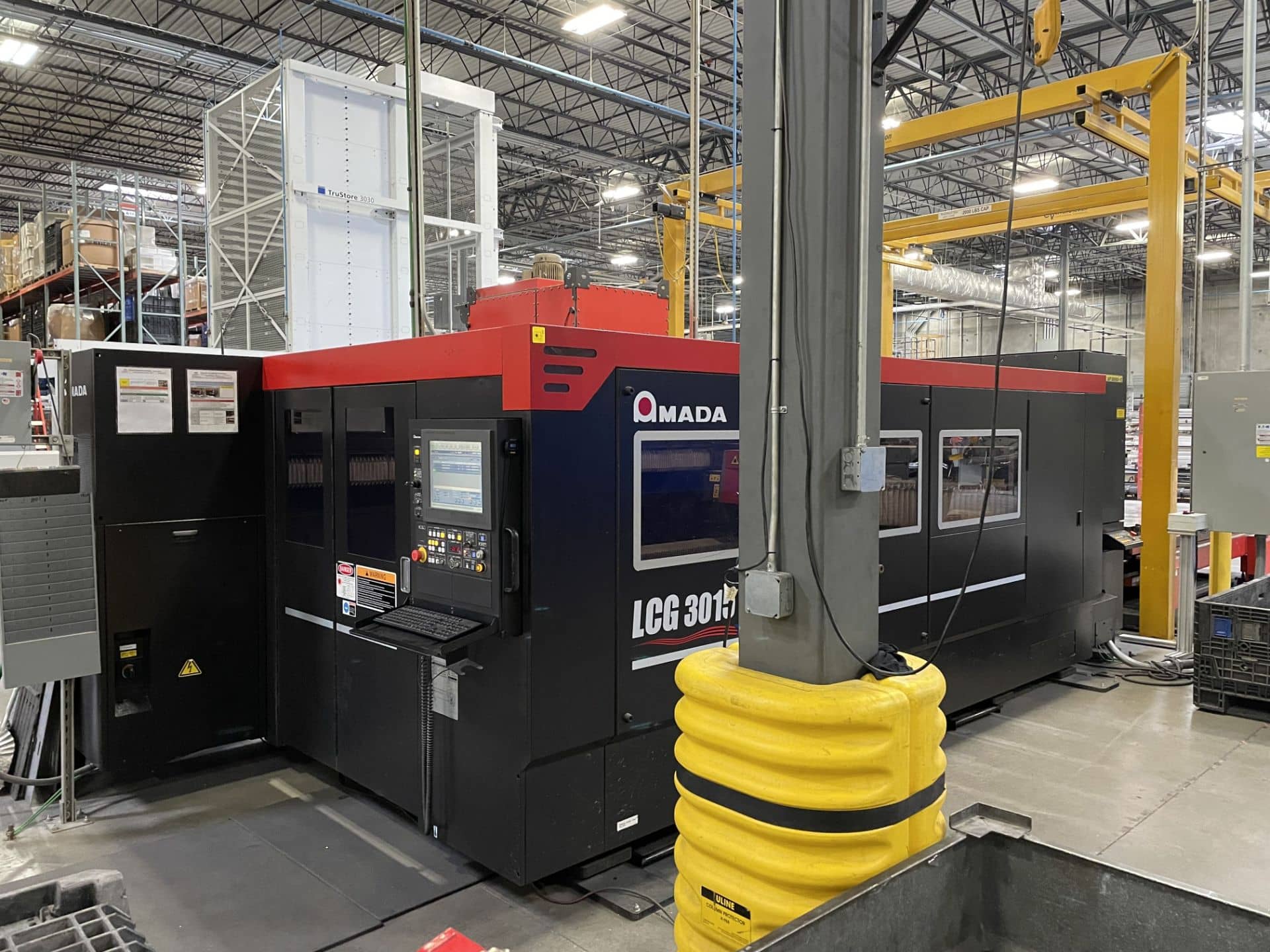 5'x10' Amada LCG 3015 CO2 Laser, 2015- New optics, Vacuum Pump, Turbo and Filters - Image 2