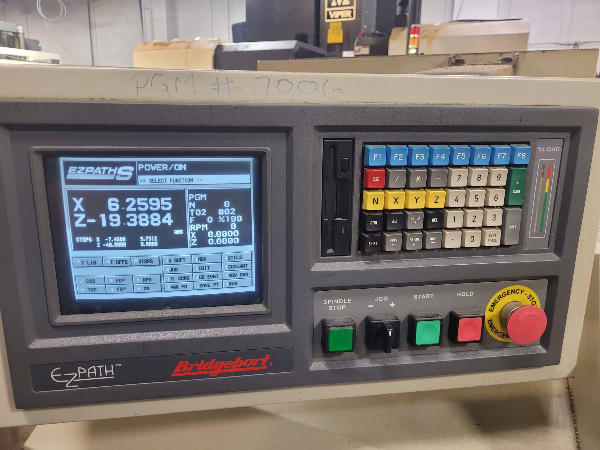 Bridgeport Romi EZ-Path S CNC Teach Lathe, 1998- 18" x 40", 2" Bore - Image 6