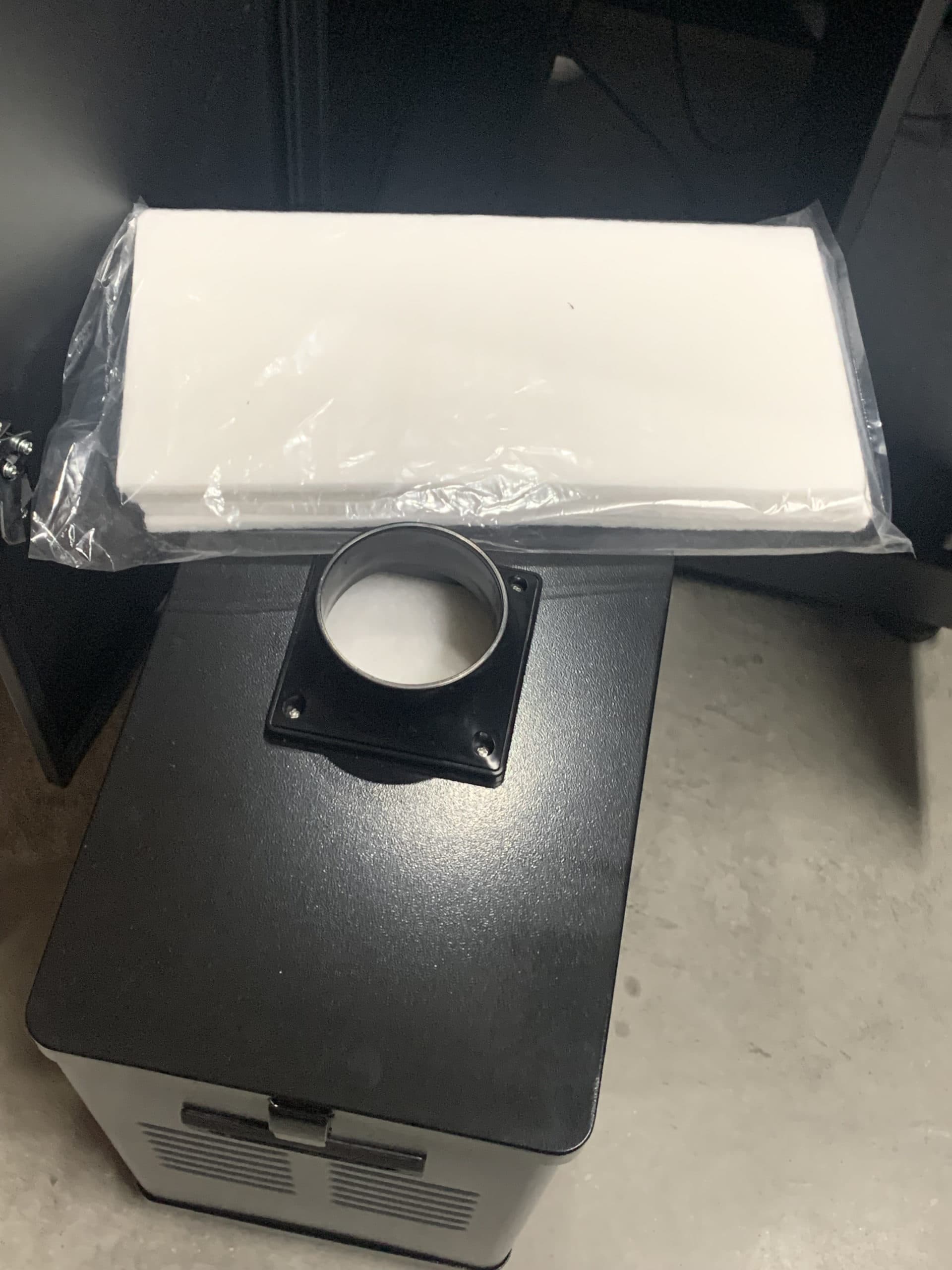 60W Lit Laser 376639-015 4"x4" 3D Fiber Laser Engraver, 2021 - Fume Extractor - Image 8