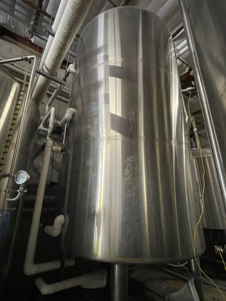 90 BBL Deutsche Beverage Hot Liquor Stainless Steel Tank HLT Steam Heated, 2015