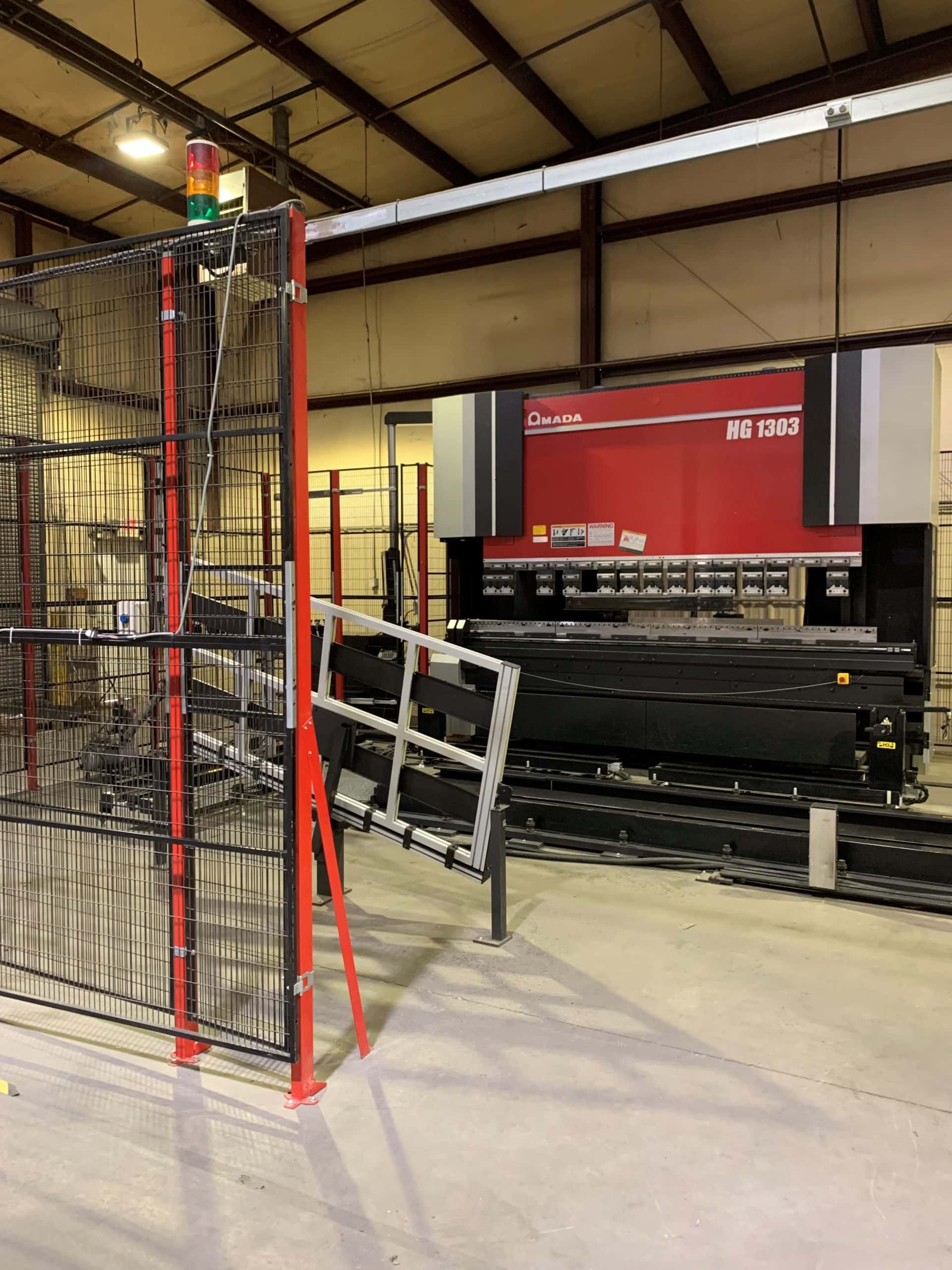 146 Ton x 10' Amada HG1303 RM, 2017 Robotic Bending Cell - Image 7
