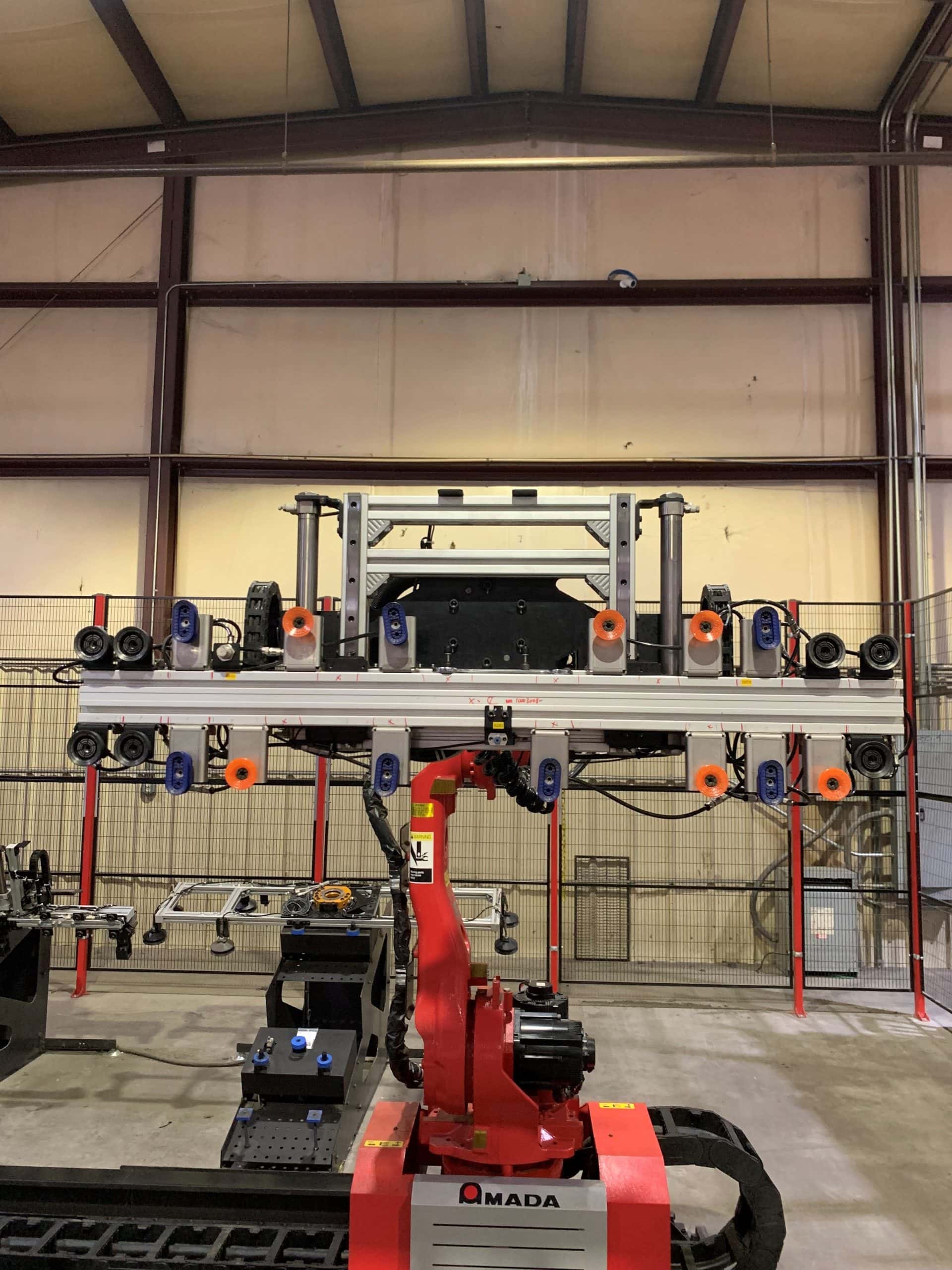 146 Ton x 10' Amada HG1303 RM, 2017 Robotic Bending Cell - Image 9