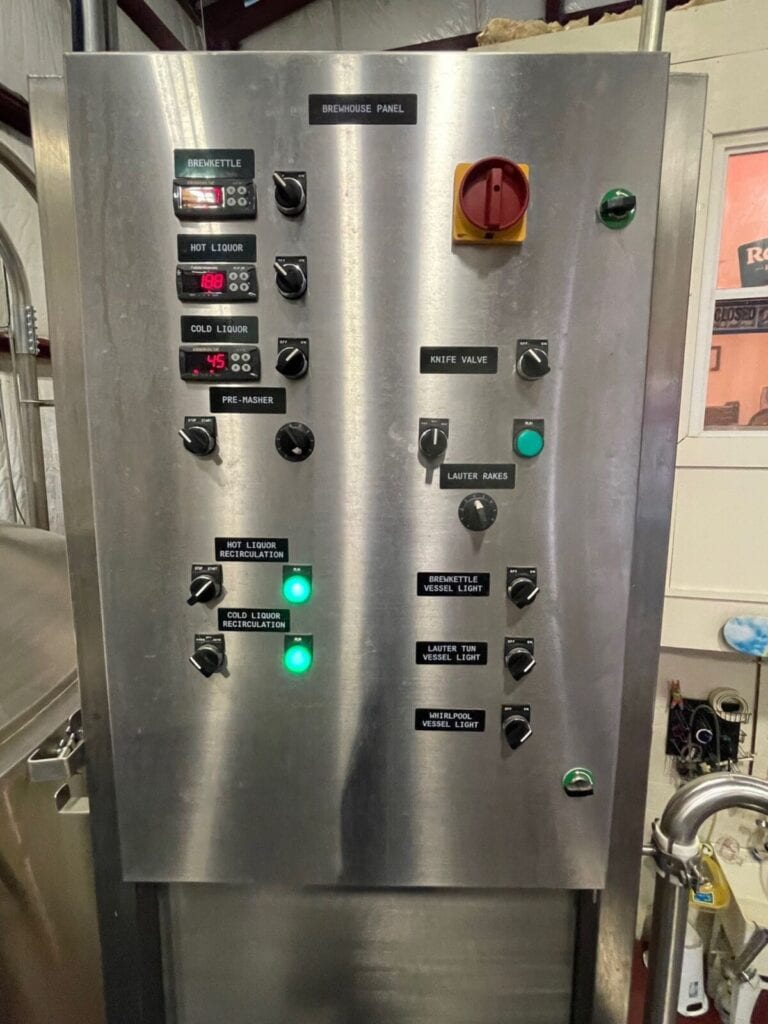 40 BBL Specific Mechanical 3-Vessel Stainless Steel Steam Fired Brewhouse, 2015 - Image 2