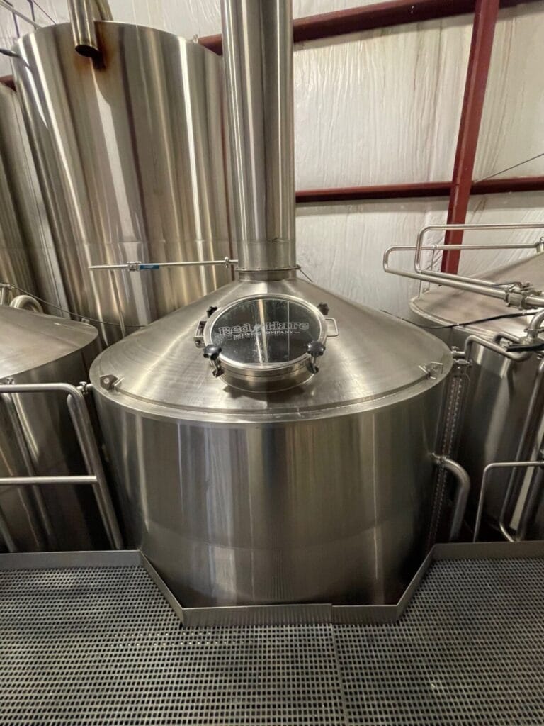 40 BBL Specific Mechanical 3-Vessel Stainless Steel Steam Fired Brewhouse, 2015 - Image 4