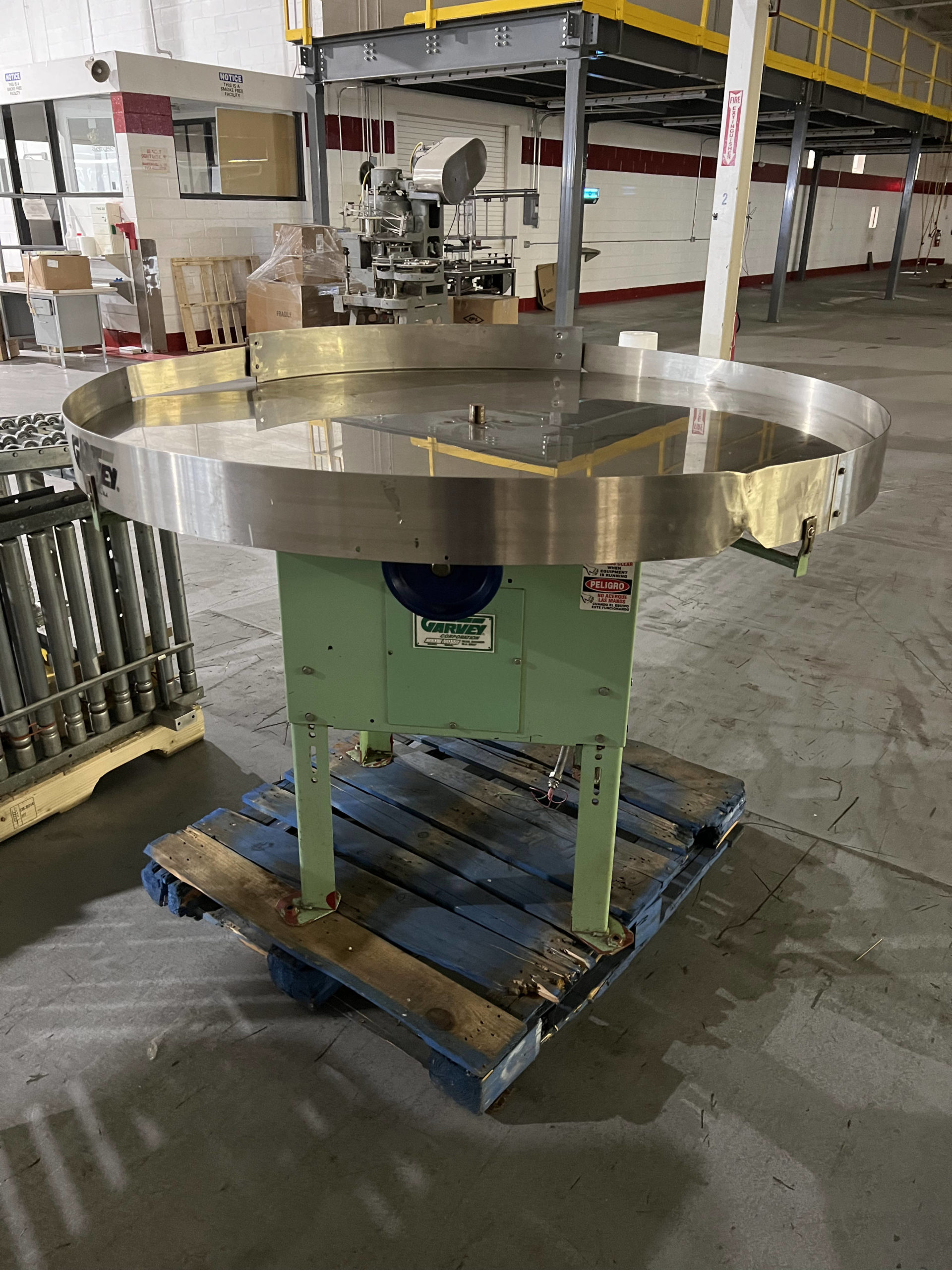 60" Diameter Garvey 1500 Rotary Accumulation Table