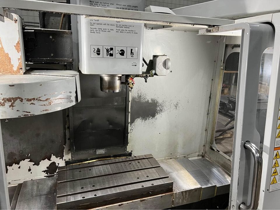Haas VF-1D CNC VMC, 2007- Programmable Coolant Nozzle, 4 Axis Wired - Image 4