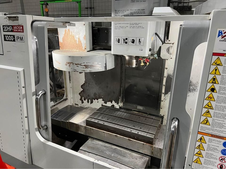 Haas VF-1D CNC VMC, 2007- Programmable Coolant Nozzle, 4 Axis Wired - Image 6