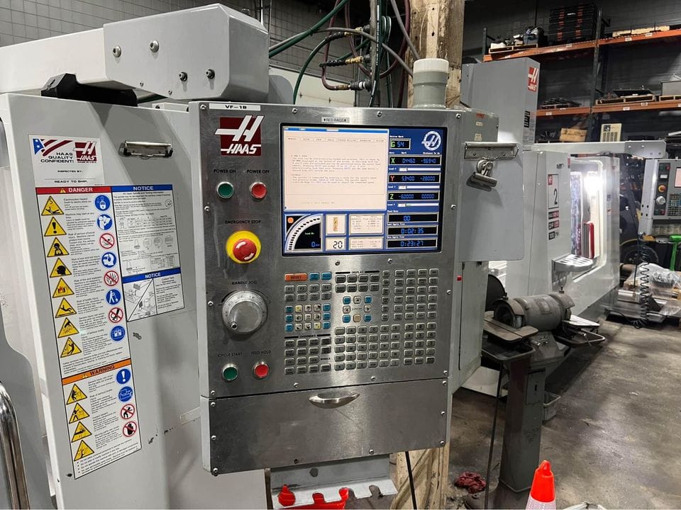Haas VF-1D CNC VMC, 2007- Programmable Coolant Nozzle, 4 Axis Wired - Image 8