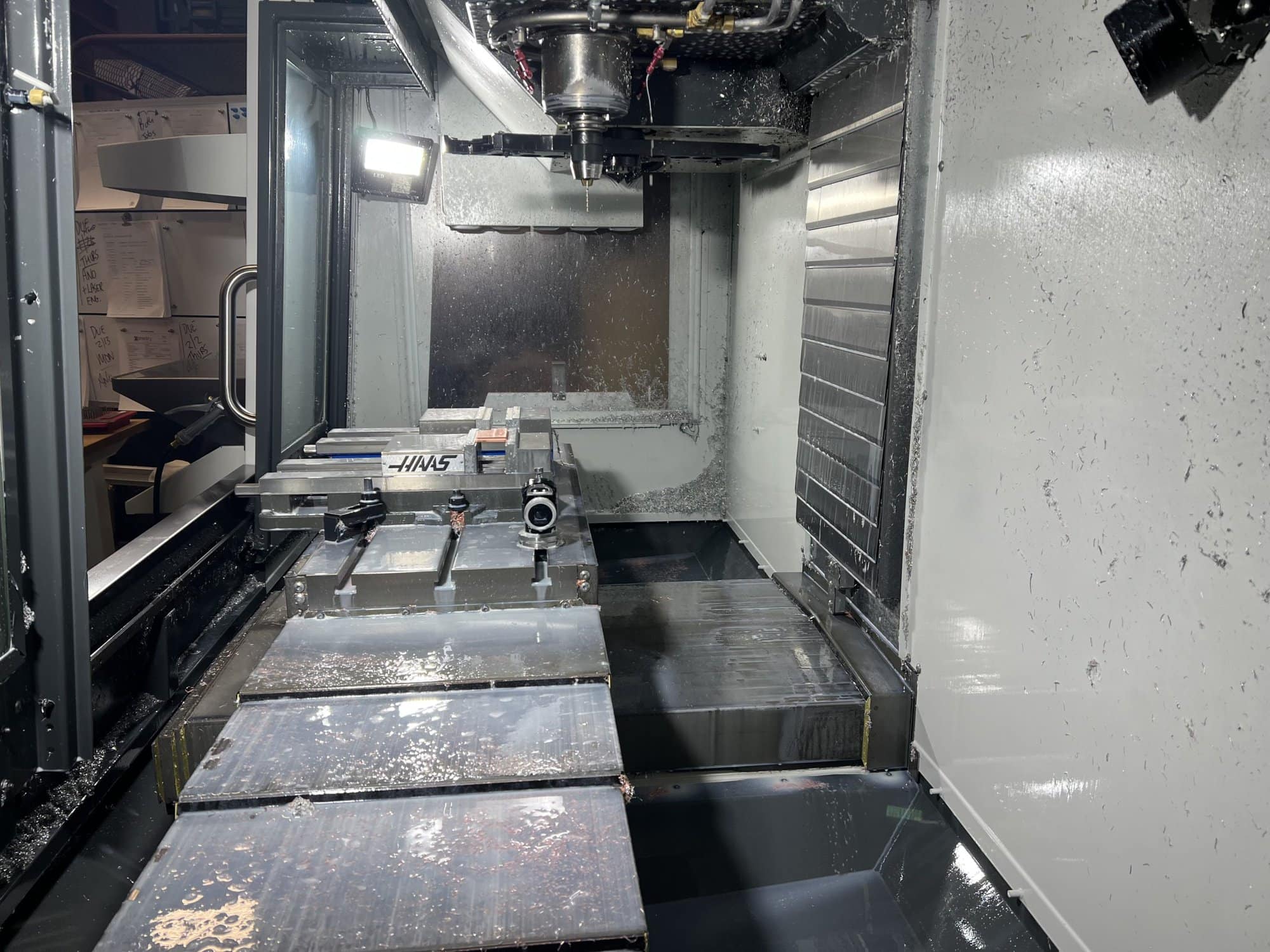 Haas VF-2SS VMC, 2021-Probe, 4th Axis Ready, Thru Spindle Coolant, High Speed Machining, Macros Rotation and Scaling - Image 4