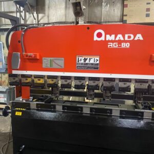 88 Ton x 8' Amada RG-80 CNC Press Brake, 2001 - FULLY REFURBISHED IN 2023, NC9-EX II Control