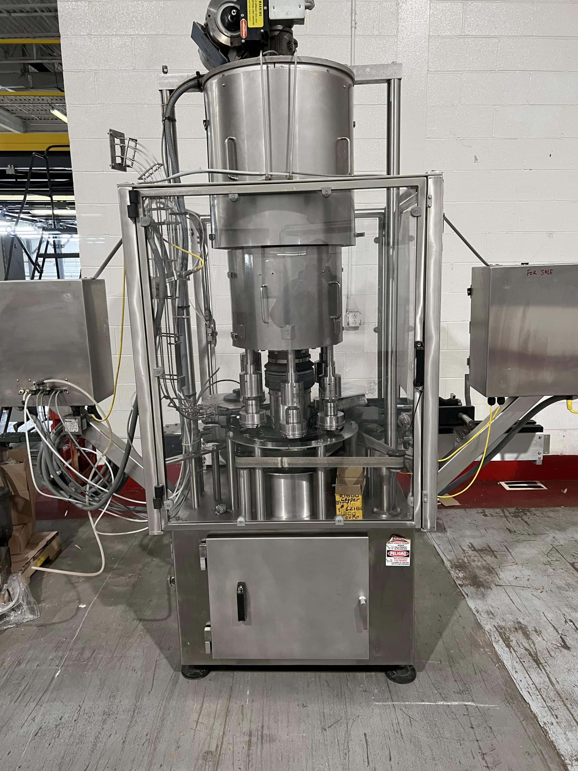 U.S. Bottlers Machinery RC 6-14" 6-Head Rotary Chuck Capper - Image 7