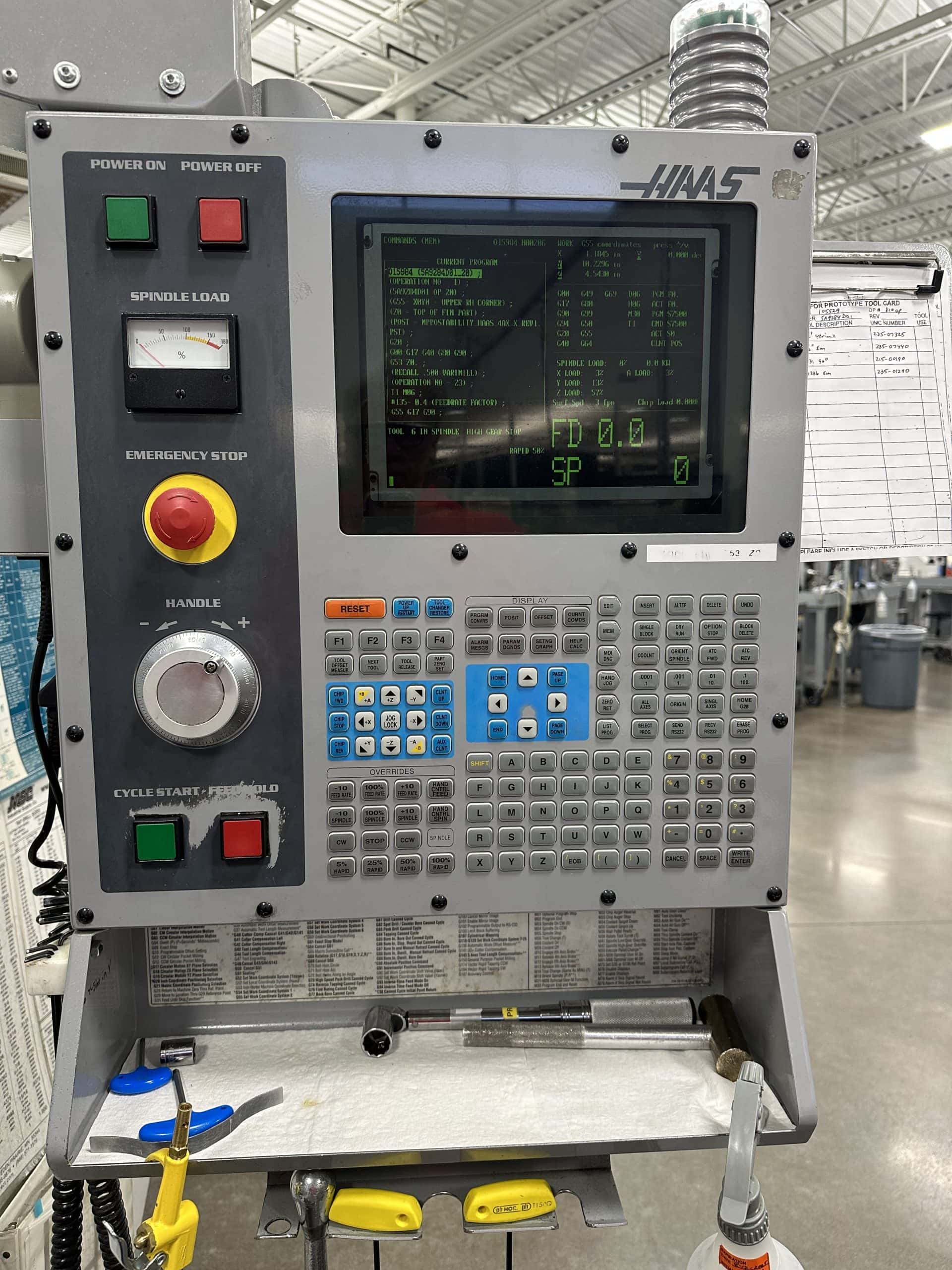 Haas VF-3B VMC, 2002- 4th Axis Interface, Hand Wheel, 24ATC, BT-40 - Image 2