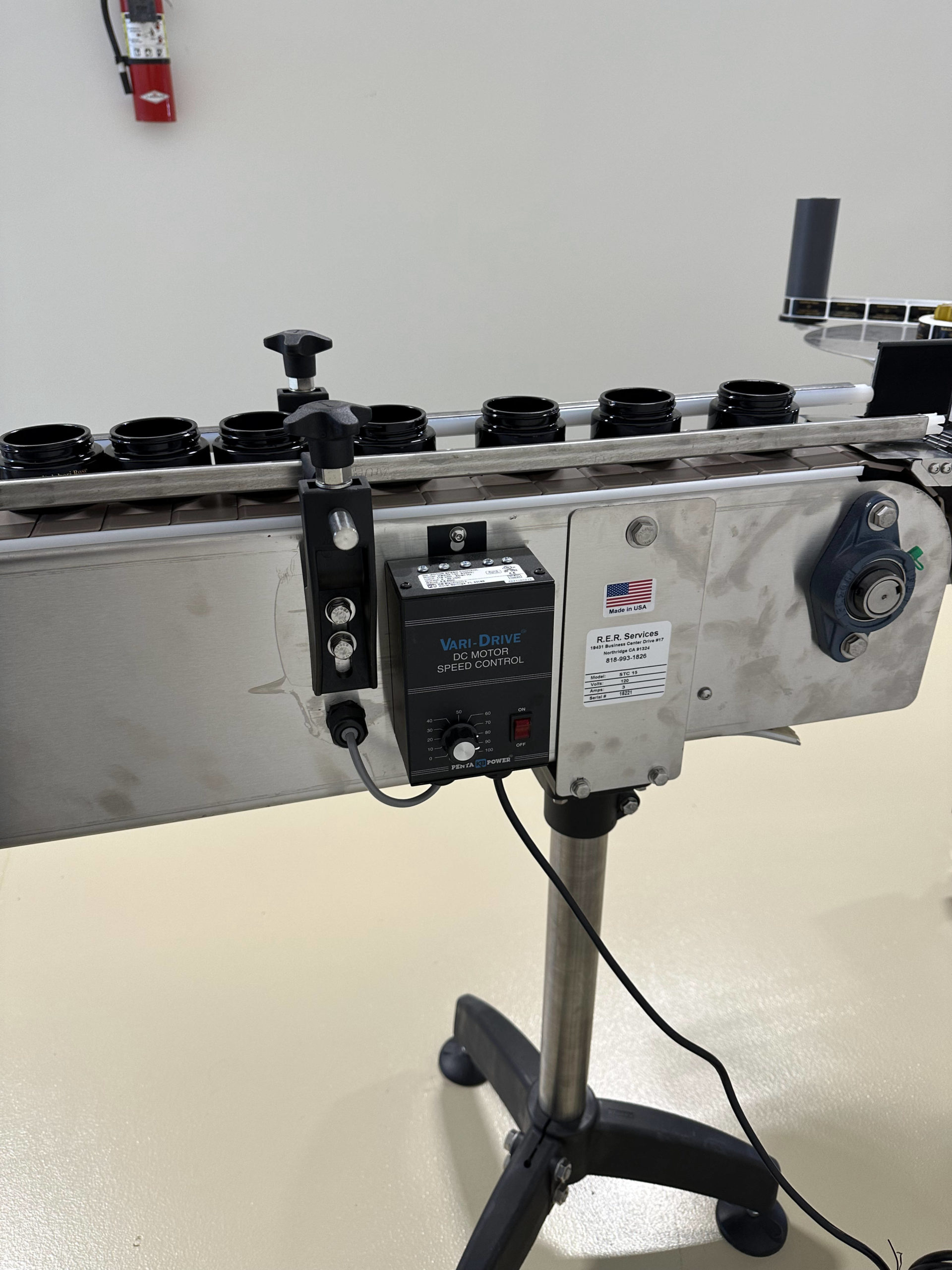CVC300 Labeler, 2021 -Includes 15' Sanitary Conveyor - Never Used - Image 8