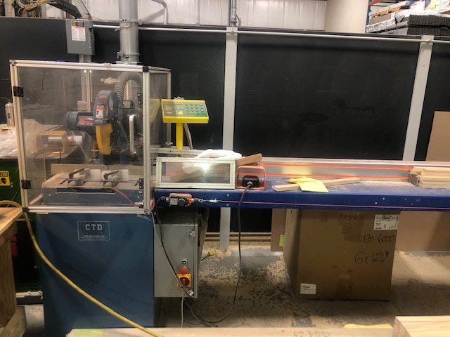12" CTD F255R Straight Cutoff Saw with 18' Tigerstop