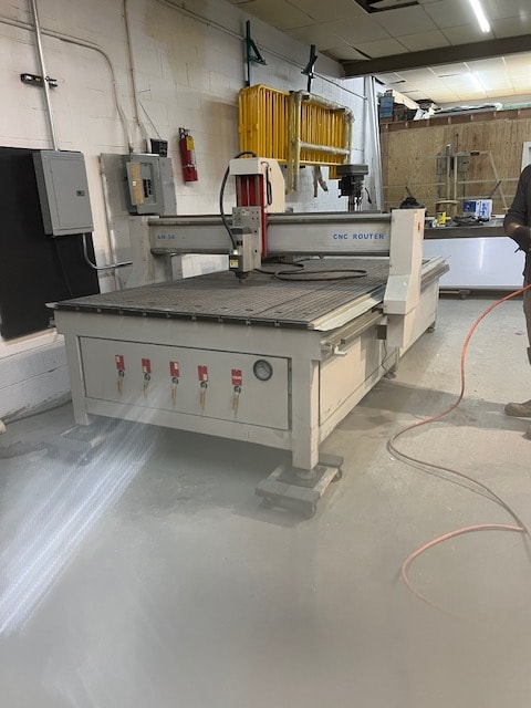 Excitech AM-34 5' x 10' Vacuum Table CNC Router, 2014