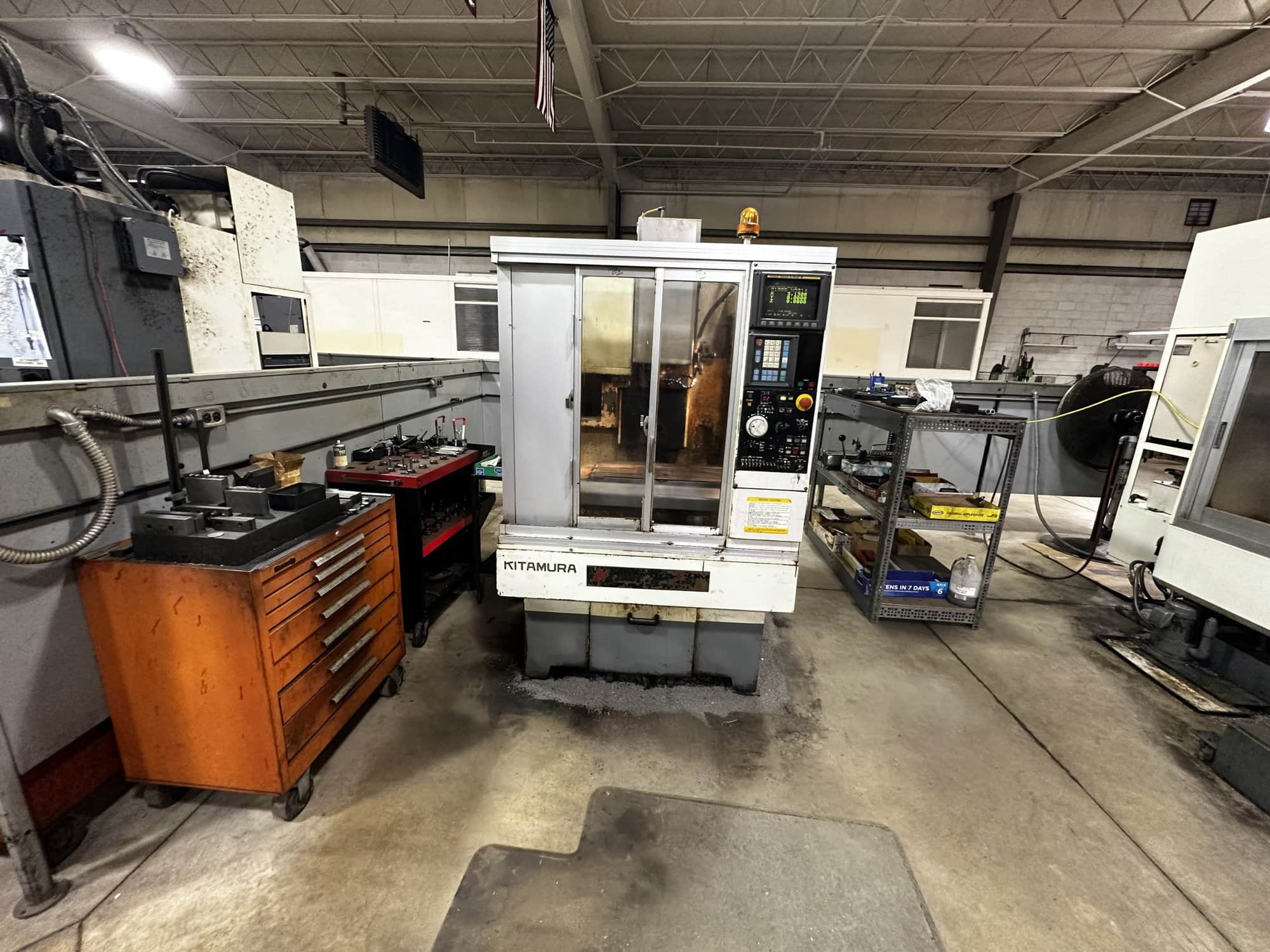 Kitamura MyCenter O VMC, 1991- Fanuc, 16 ATC