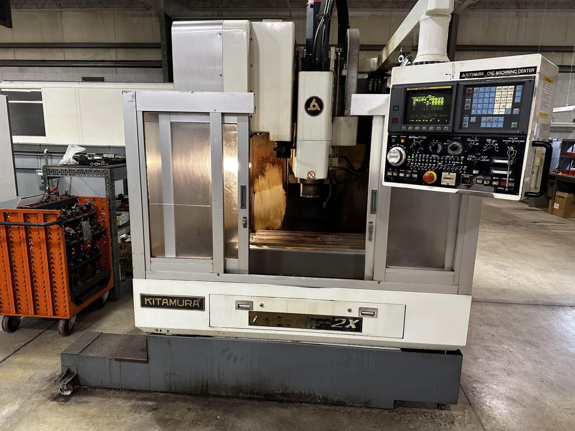 Kitamura MyCenter 2X VMC, 1994- Fanuc, Cat 40
