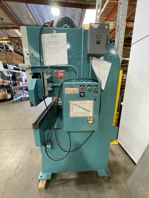 20 Ton x 4' Allsteel 20-4 Hydraulic Press Brake, 1986 - Image 5