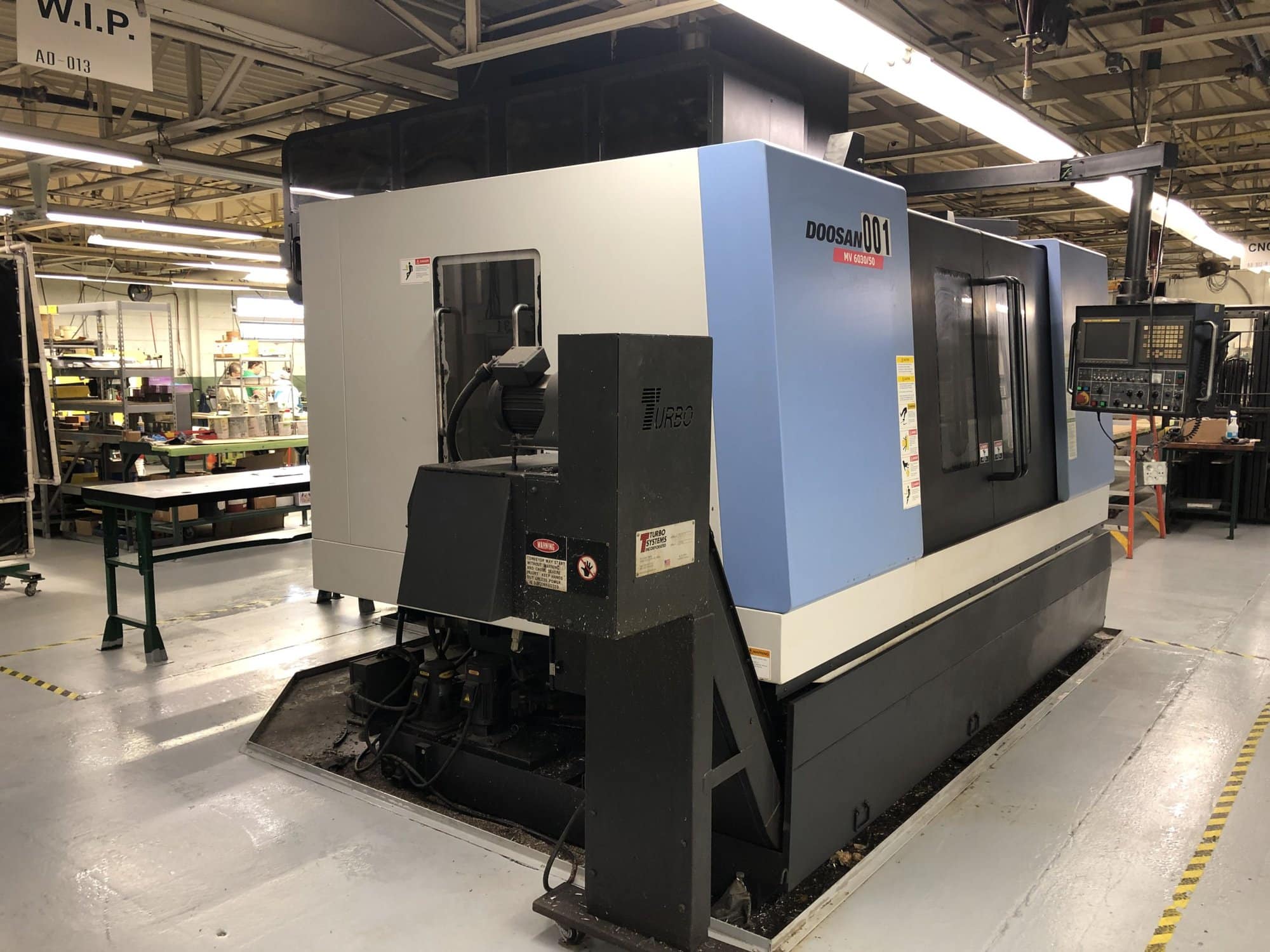 Doosan MV-6030/50 VMC, 2008 - 300 PSI TSC, Ridged Tapping, Tool Changer Issue - Image 3
