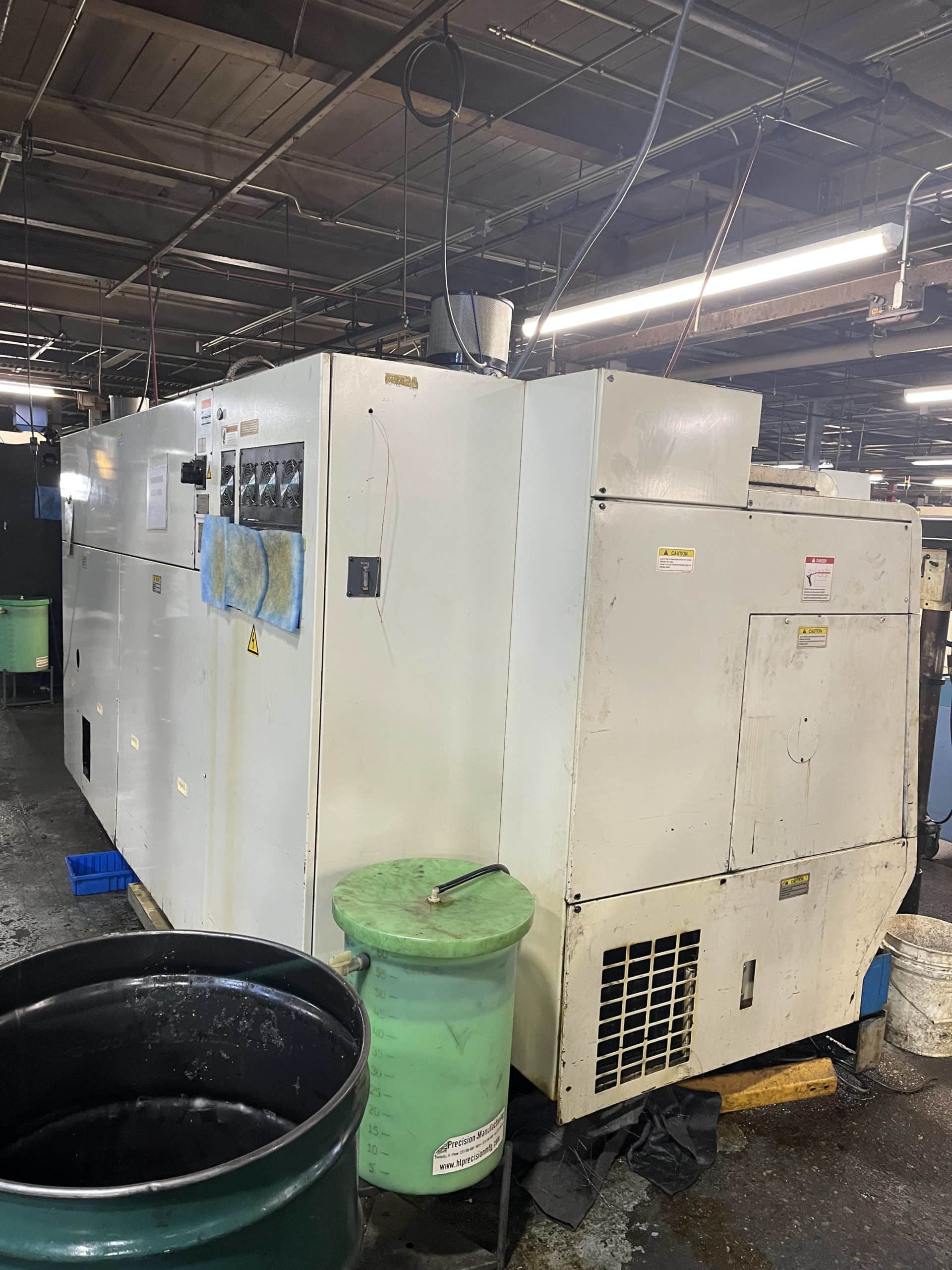Okuma LU-300 CNC Lathe, 2003 - 8" Chuck, Twin Turret, Chip Conveyor, Hydraulic Steady Rest, Mist Collector. - Image 6