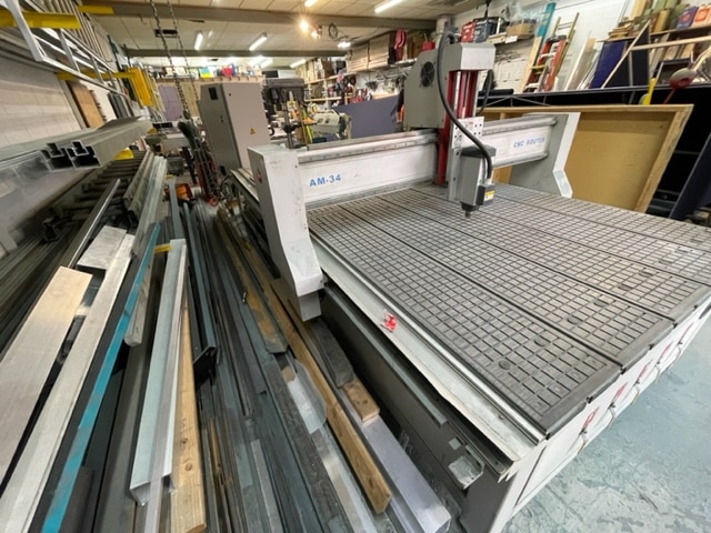 Excitech AM-34 5' x 10' Vacuum Table CNC Router, 2014 - Image 3