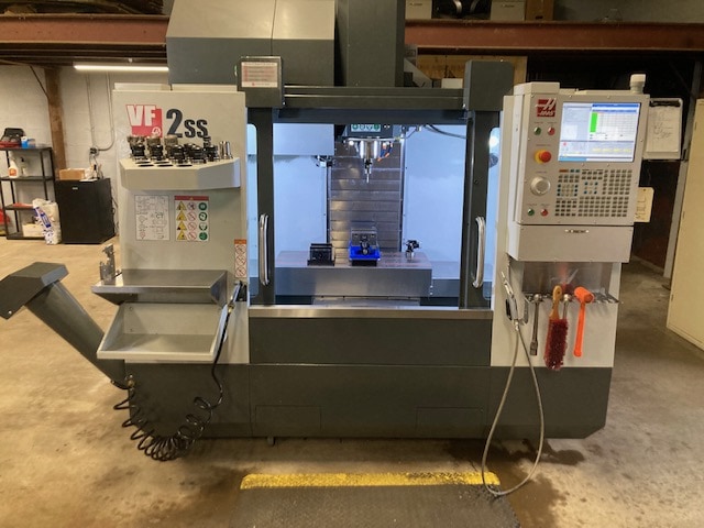 Haas VF-2SS VMC, 2019 - WIPS, 1K Through Spindle Coolant, Auto Door, Video Available