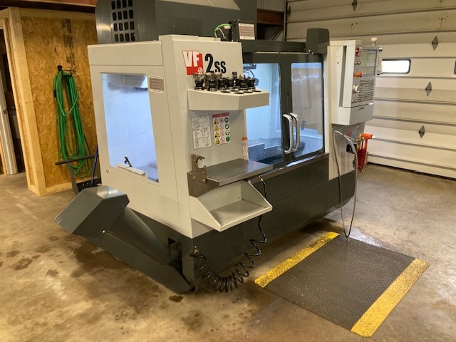 Haas VF-2SS VMC, 2019 - WIPS, 1K Through Spindle Coolant, Auto Door, Video Available - Image 3