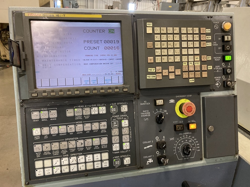 Star SV-32 CNC Swiss Lathe, 2005 - Live Tooling, Bar Feeder - Image 7
