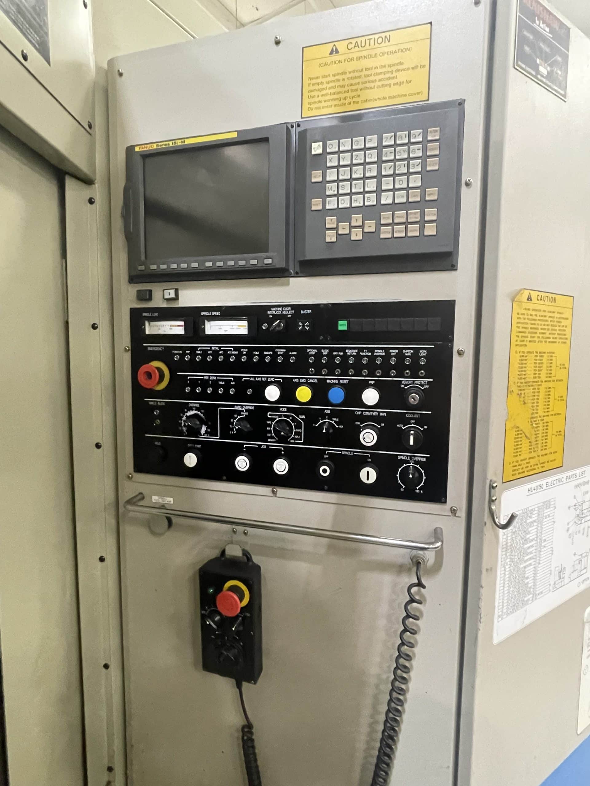 Mitsui Seiki HU40T HMC, 2001 - Fanuc Control, 240 ATC, 5-Axis - Image 2