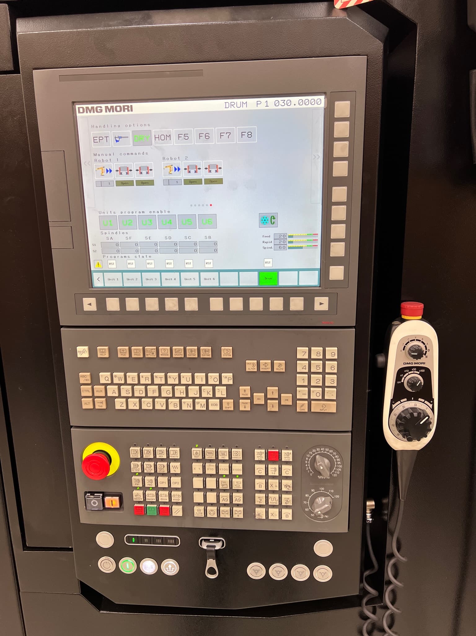 DMG Mori Multisprint 36 CNC Multi Spindle Lathe, 2019 - High Pressure Coolant, Chip Conveyor, Oil Mist Collector, (2) Fanuc Robots Included - Image 4
