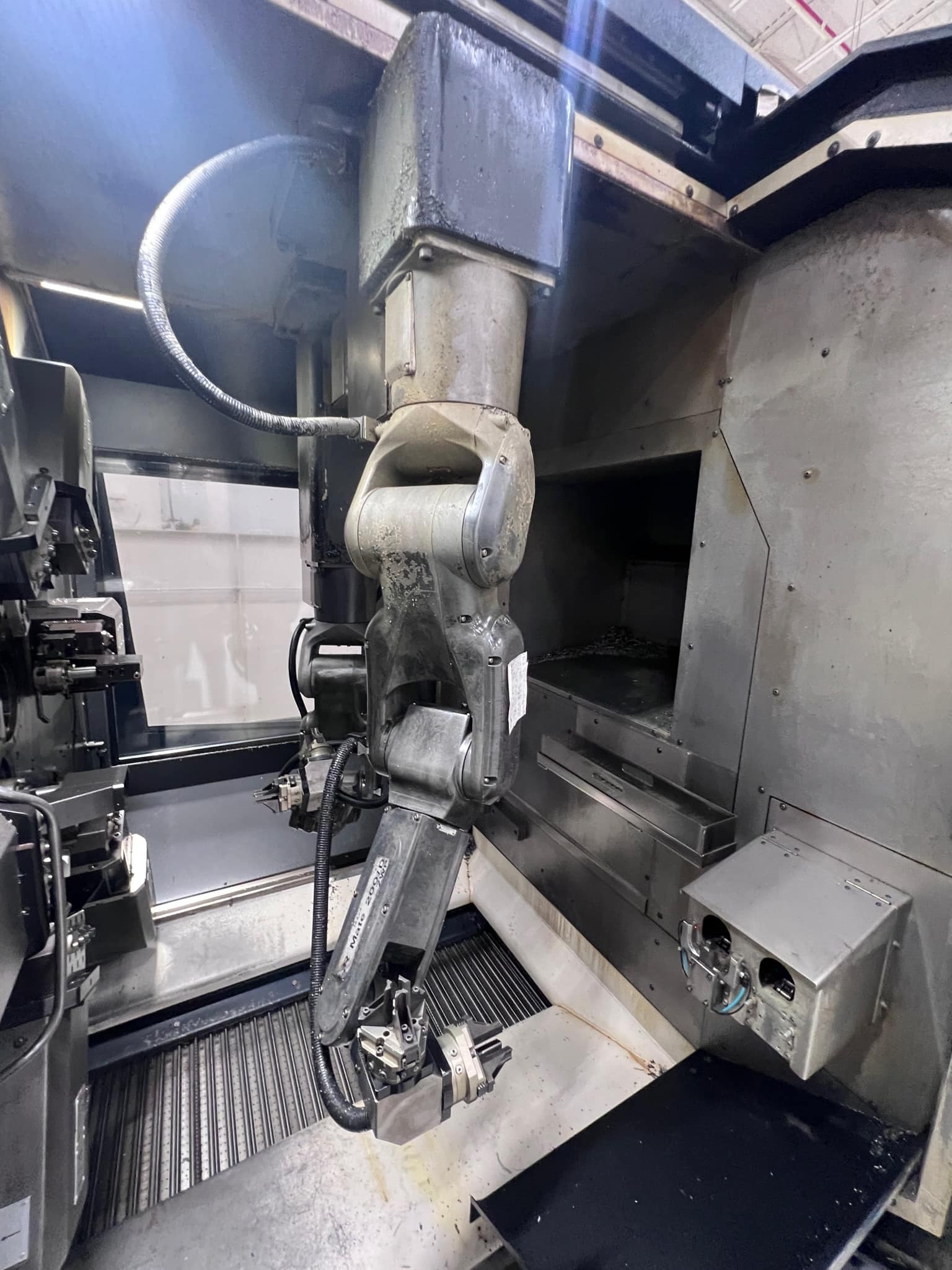 DMG Mori Multisprint 36 CNC Multi Spindle Lathe, 2019 - High Pressure Coolant, Chip Conveyor, Oil Mist Collector, (2) Fanuc Robots Included - Image 5