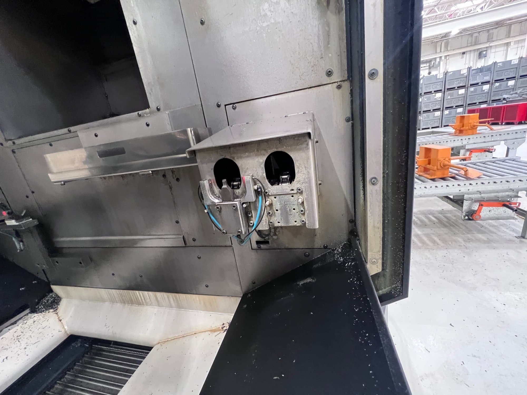 DMG Mori Multisprint 36 CNC Multi Spindle Lathe, 2019 - High Pressure Coolant, Chip Conveyor, Oil Mist Collector, (2) Fanuc Robots Included - Image 4