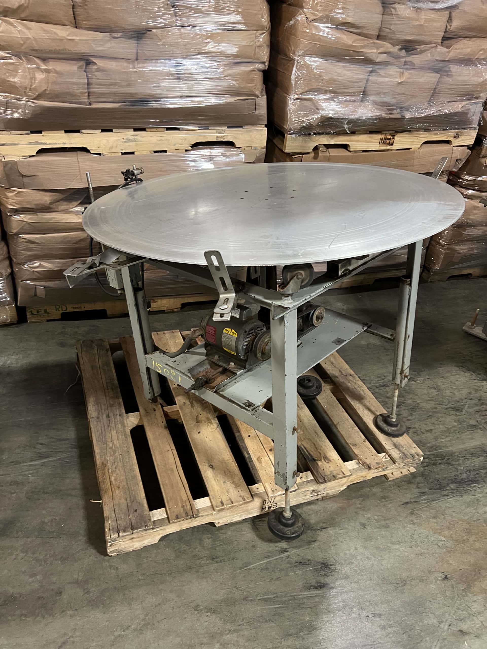 36" Diameter Rotary Accumulation Table