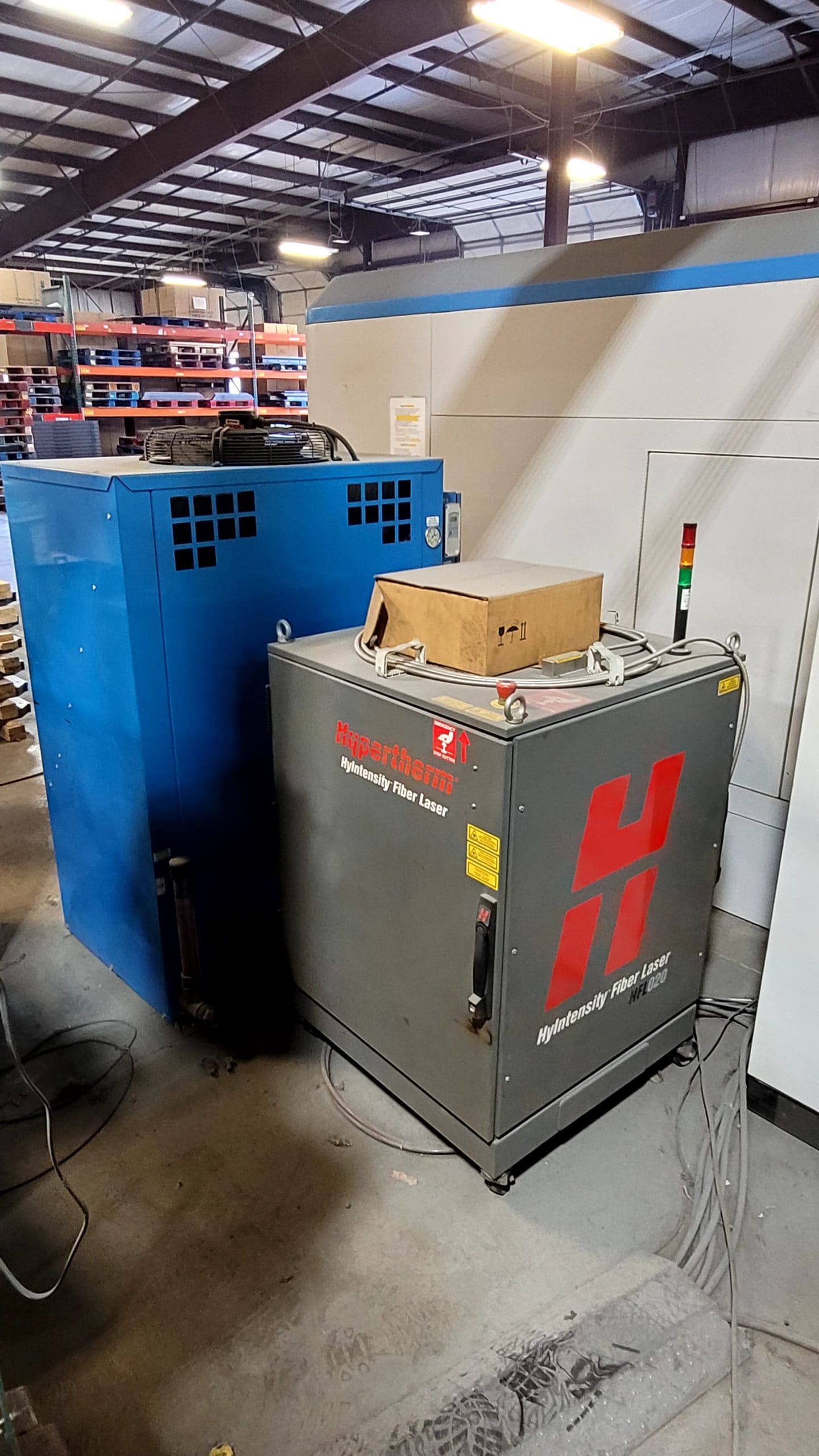 2000 Watt AKS Fiber Kut Laser, 2015 - 5 x 10 Table, Hypertherm Power Supply, Chiller, Dust Collector - Image 8