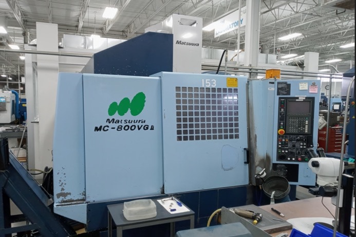 Matsuura MC-800 VG2 VMC, 1999- 4th & 5th Axis Table, High Pressure Coolant