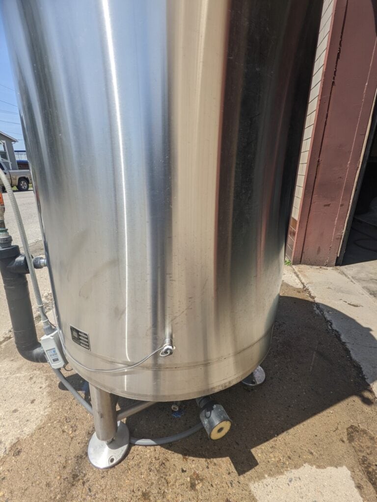 10 BBL NSI Stainless Steel Jacketed Brite Tank (BBT) - Image 2