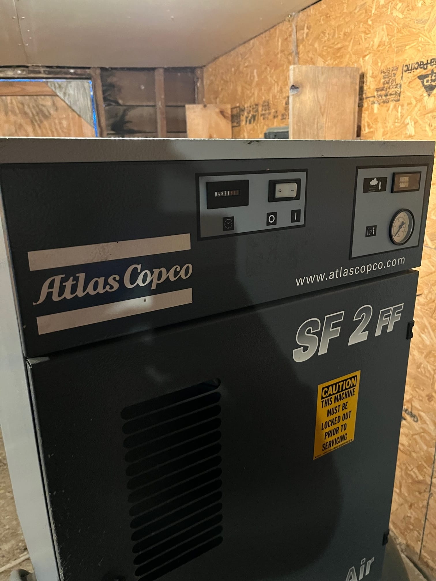 3HP Atlas Copco SF2FF Oil-Free Air Compressor, 2007 - Image 4