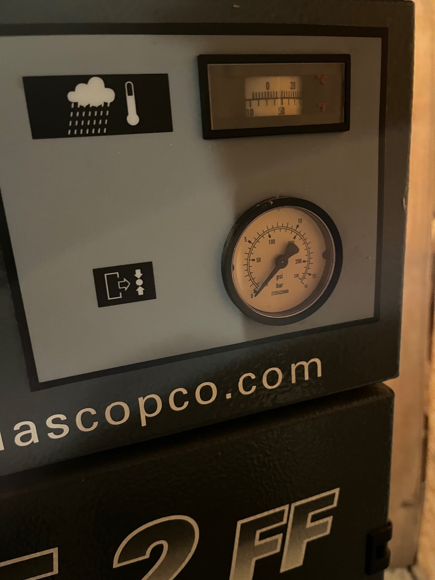 3HP Atlas Copco SF2FF Oil-Free Air Compressor, 2007 - Image 5