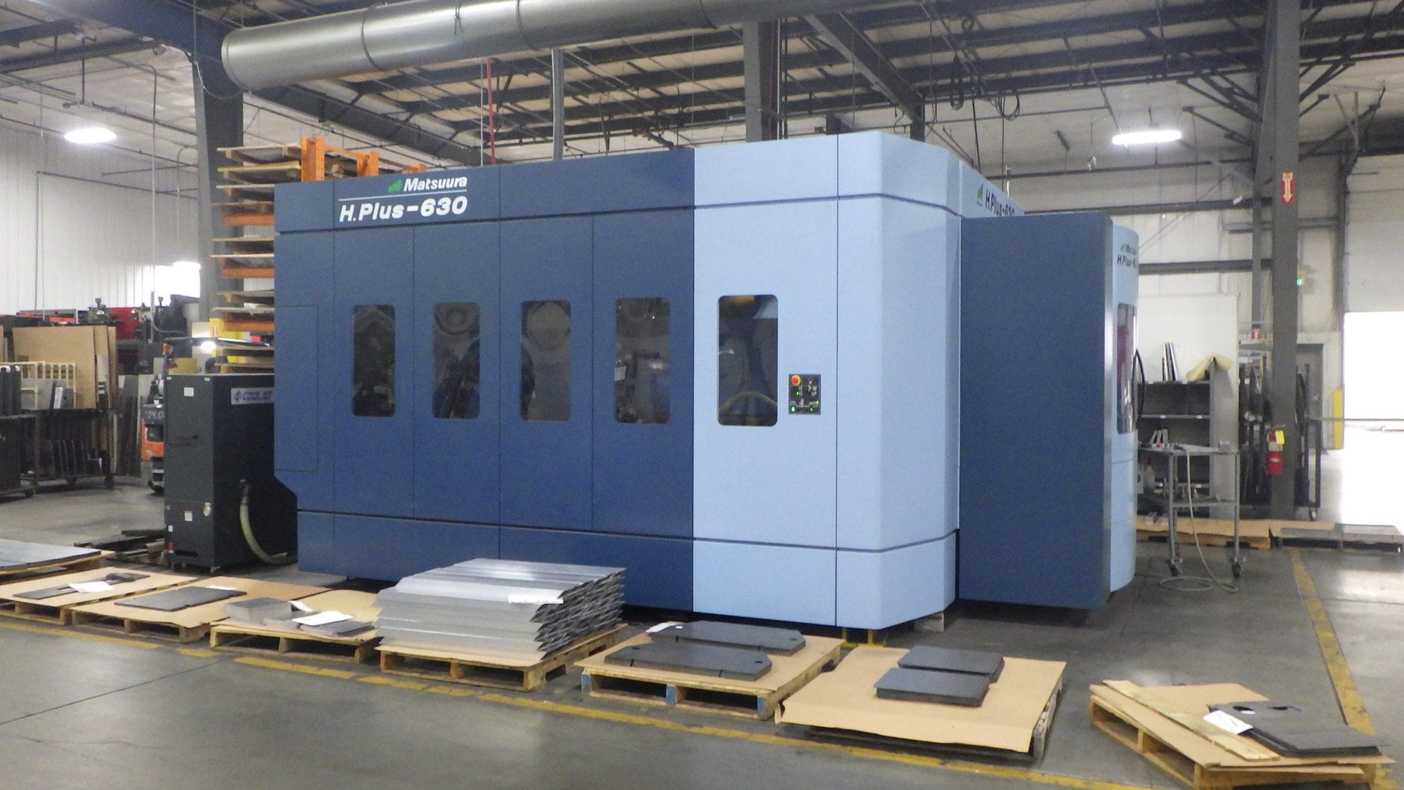 Matsuura H-Plus 630MM HMC, 2014 - Low Hours, TSC, Fanuc Control, Full 4th Axis