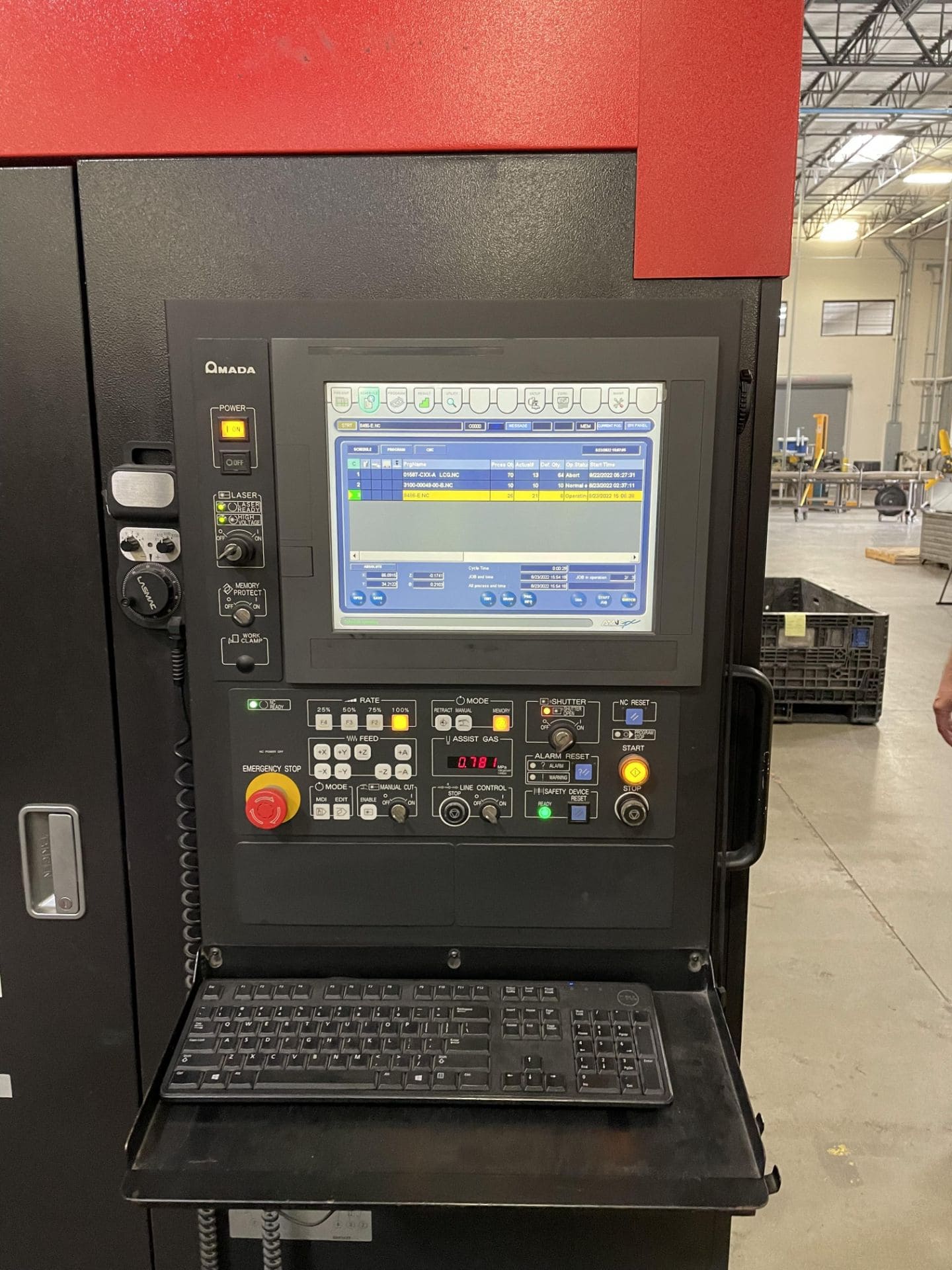 5'x10' Amada LCG 3015 CO2 Laser, 2015- New optics, Vacuum Pump, Turbo and Filters - Image 3