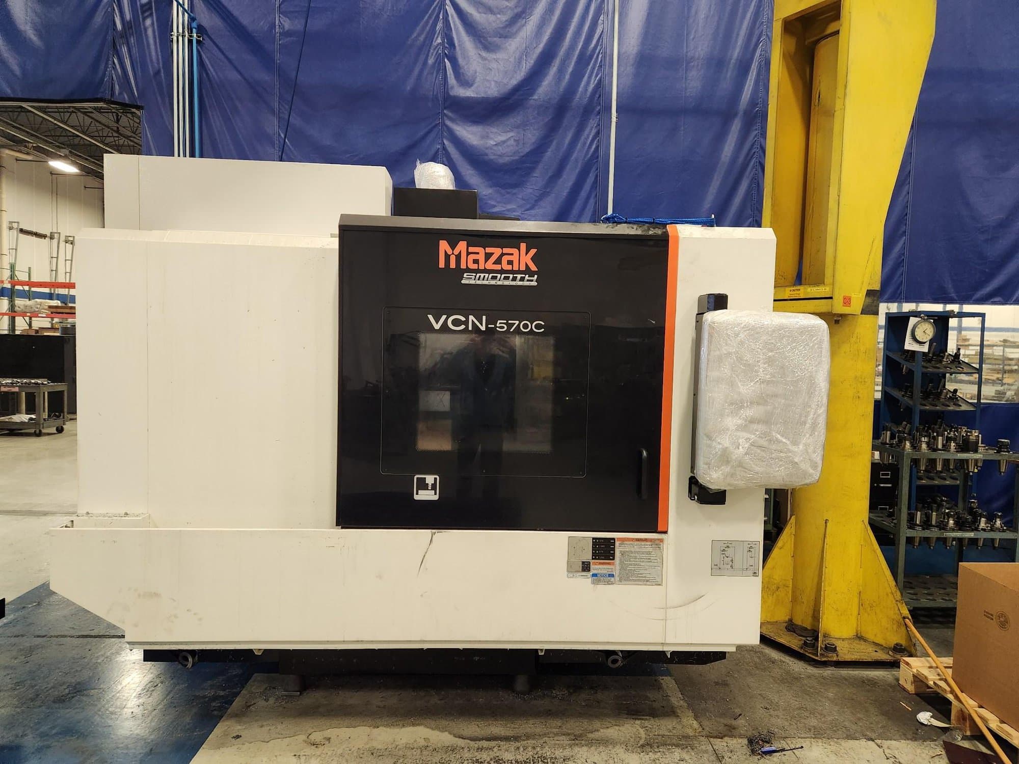 Mazak VCN-570C CNC VMC, 2019 - Chip Conveyor - Image 3