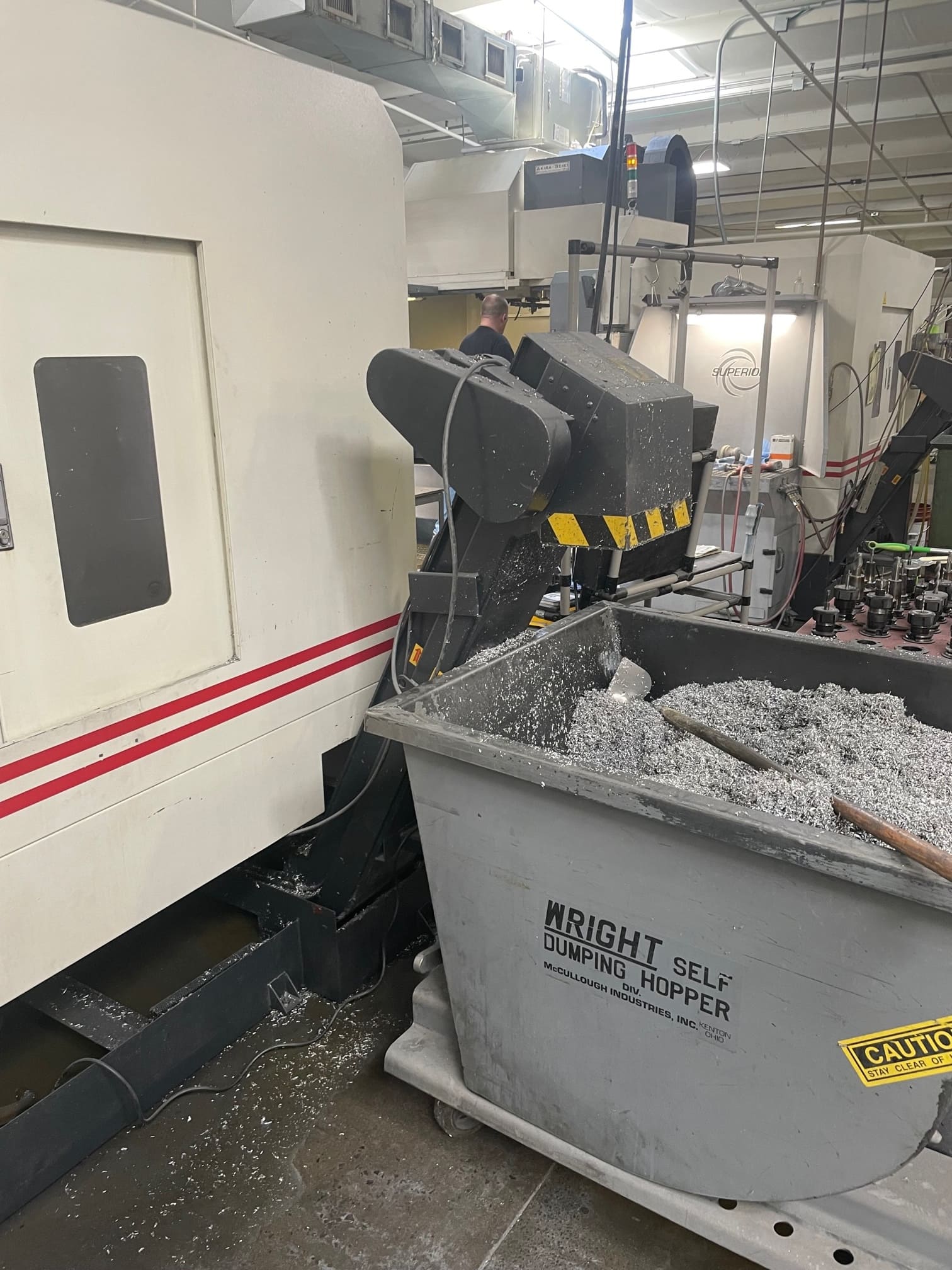 Akira Seiki SV2060 CNC Vertical Machining Center, 2013 - 84.5" x 31.5" Table, 33" Y Axis, W/4th Axis Rotary - Image 10
