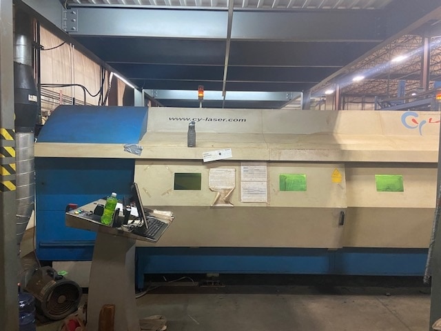 6000-Watt CY-Laser CY2D L3015 Fiber laser, 2012 - Load/Unload, New Resonator in 2019, Available Immediately