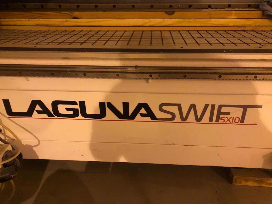 5' x 10' Laguna Swift CNC Router, 2017 - Liquid Cooled Spindle, Tooling Included - Image 2