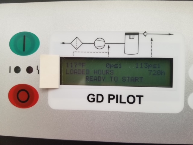 20 HP Gardner Denver LRS7-11A Air Compressor
