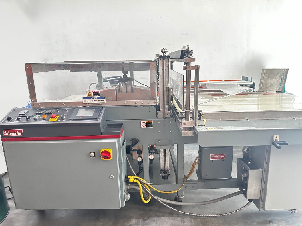 Shanklin CF3 Automatic Sealer & Packager, 2004 - HMI, Upgraded PLC, Video Available