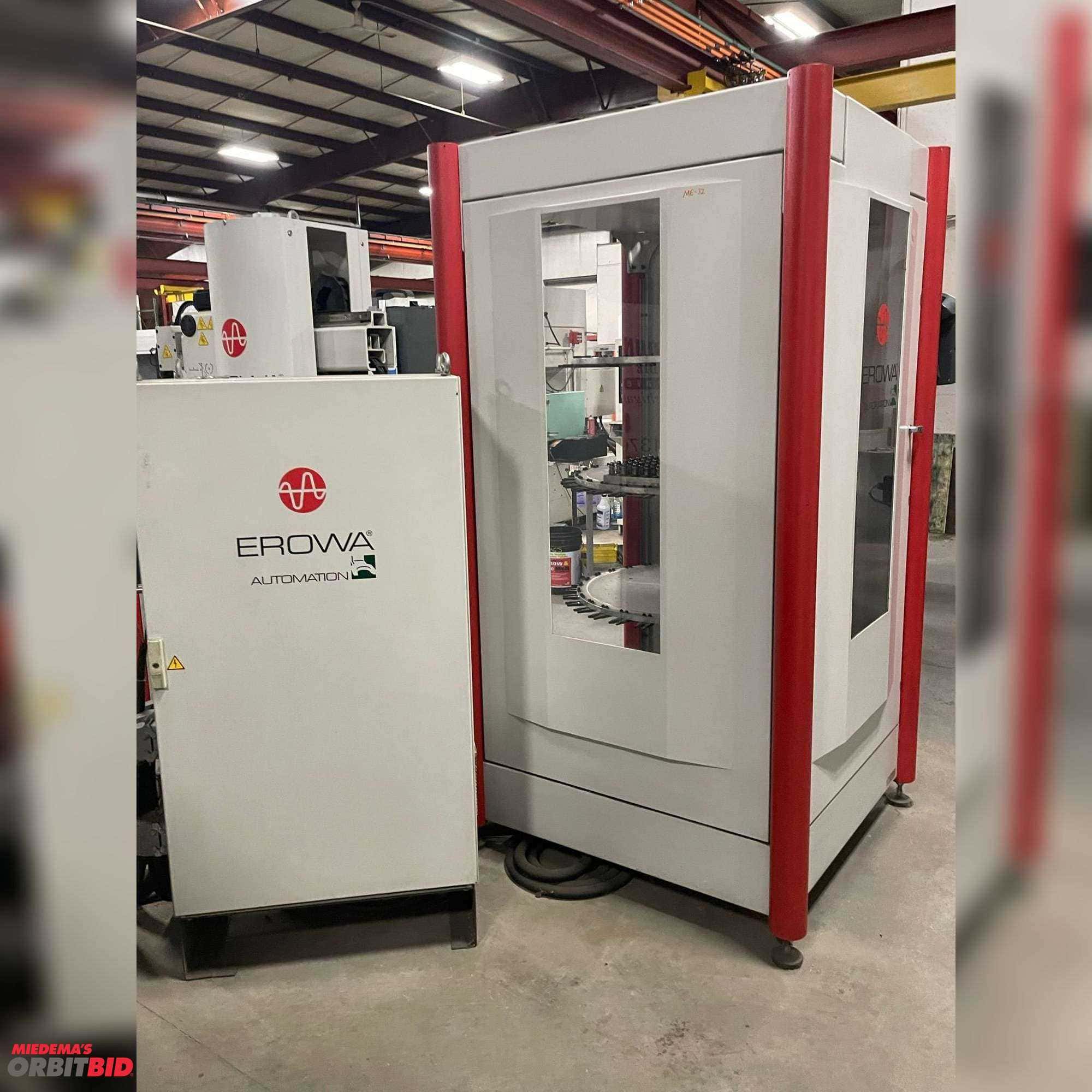 Erowa ERS ER-030000 Robot System, 2004- 3 Tray Carousel, 90 Tool Positions